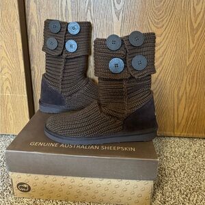 Lamo Knit Mid-calf boots